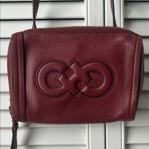 Cole Haan Burgundy Leather Crossbody